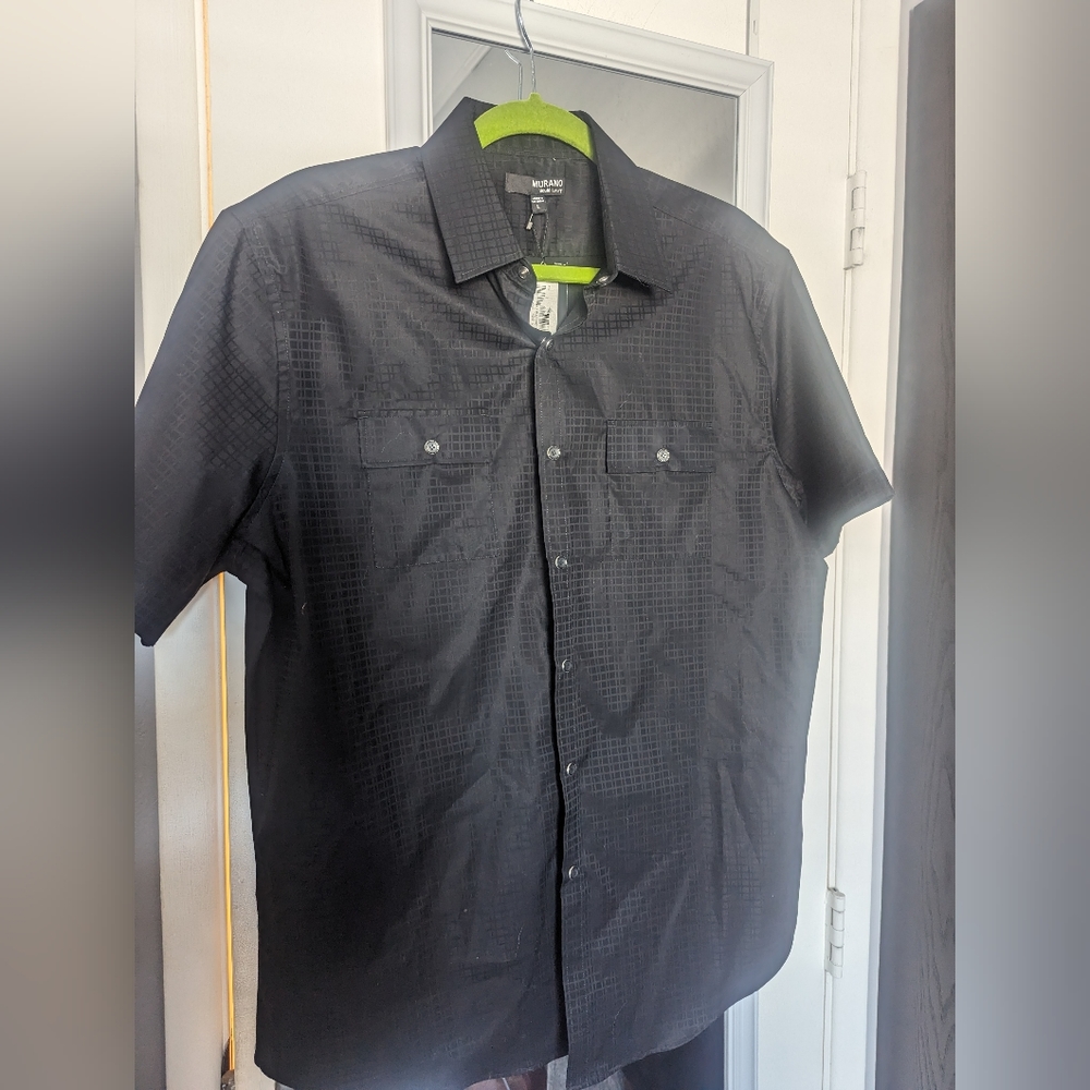 Snap front button down shirt